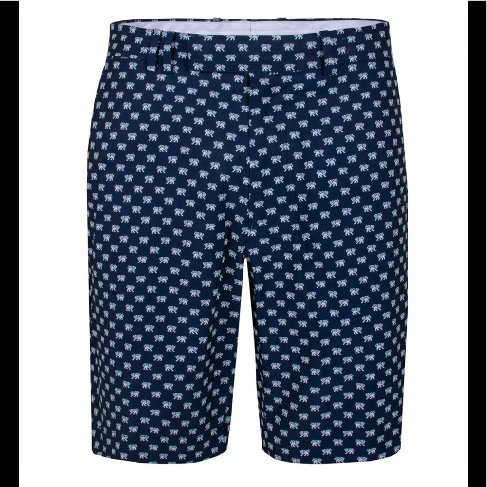 RLX Ralph Lauren Men's Golf Shorts Performance Navy White Ivy Golf Club